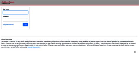 selfservice.jfcgrp.com|ServiceNow.